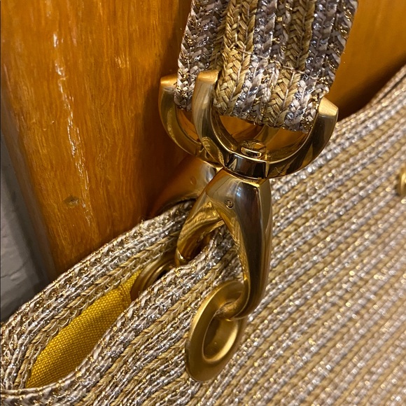 Eric Javits Metallic Tote Bag and Eric Javits squishy hat - Picture 6 of 14